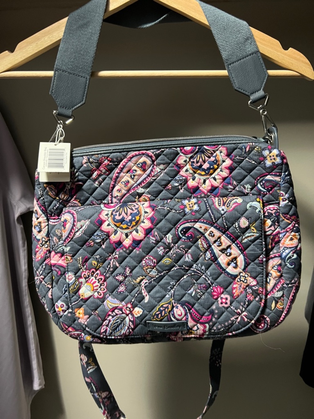 Vera Bradley Carson Shoulder Bag Crossbody in Felicity Paisley NWT